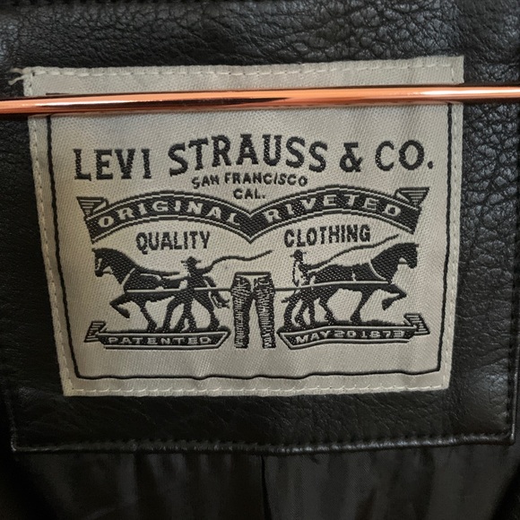 {Levi} faux leather jacket - Picture 3 of 15